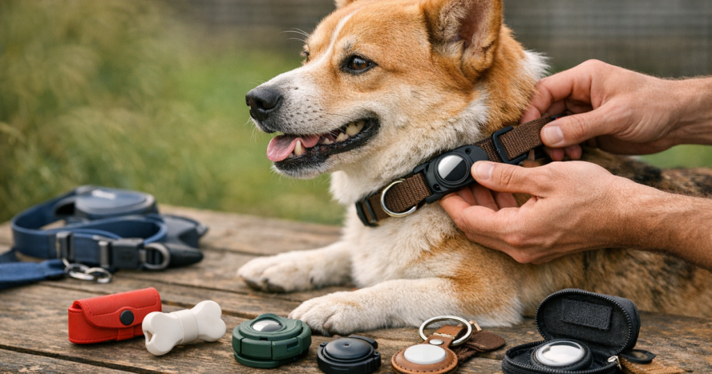 AirTag holder for dog collar