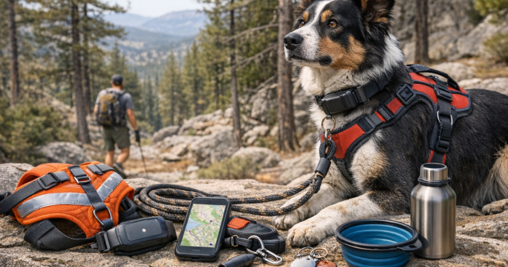 dog hiking safety gear