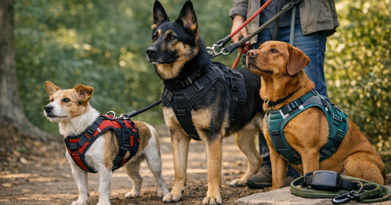 escape-proof dog harnesses