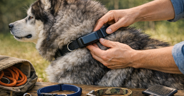 fit a GPS dog collar