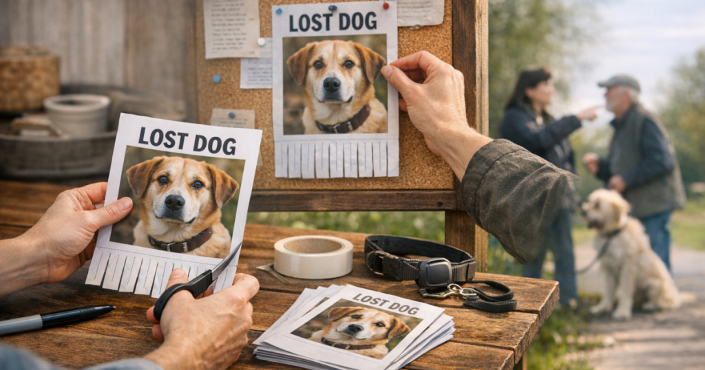 lost dog flyers