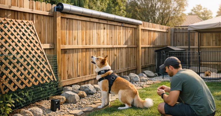 prevent dogs from escaping the yard