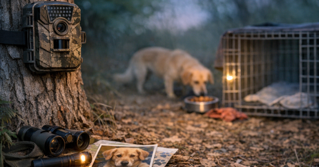 trail cameras for lost dogs