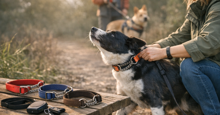 training collars for dogs who back out