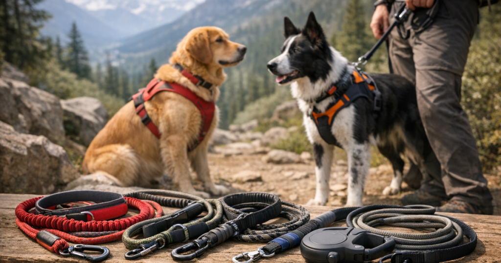 dog hiking leashes