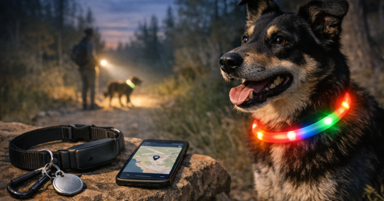 LED dog visibility lights