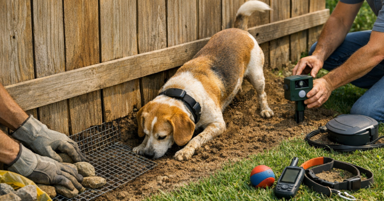 prevent dogs from escaping backyard