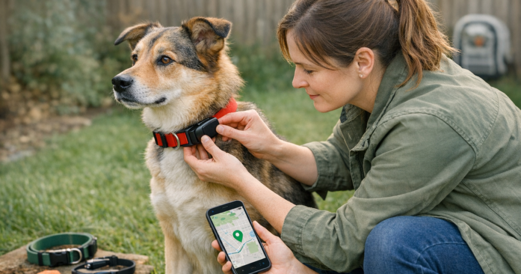 calibrate a dog GPS tracker