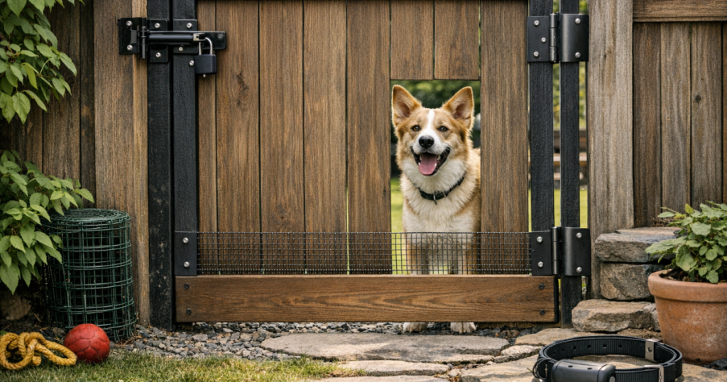 dog-proof backyard gates