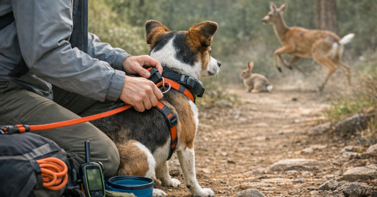 prevent dog escapes during hiking