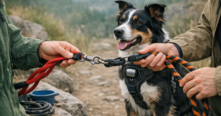prevent dog escapes during hiking trips